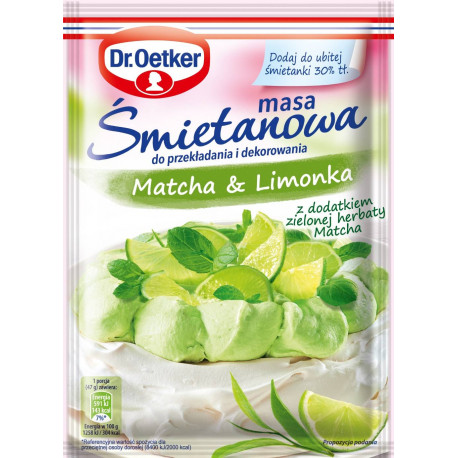 Masa śmietanowa Matcha &Limonka Masa śmietanowa Matcha &Limonka