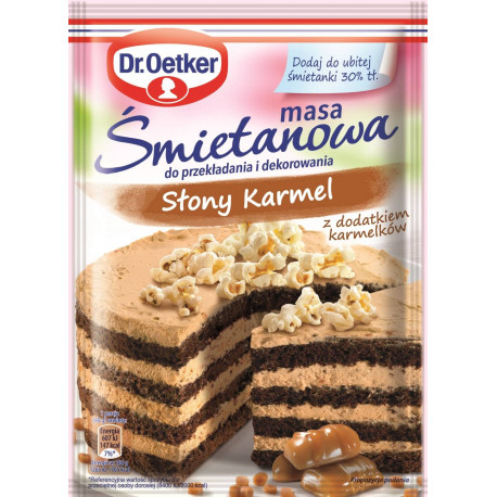 Masa śmietanowa Słony Karmel Masa śmietanowa Słony Karmel