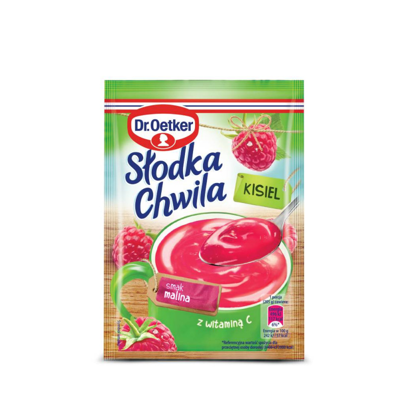 Słodka Chwila Kisiel smak malinowy Słodka Chwila Kisiel smak malinowy