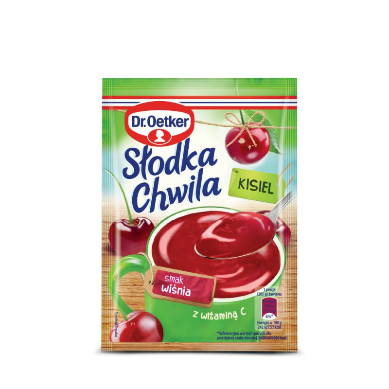 Słodka Chwila Kisiel smak wiśniowy Słodka Chwila Kisiel smak wiśniowy