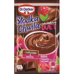 Słodka Chwila Czekoladowy Duet Budyń smak czekolada i malina