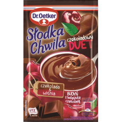 Słodka Chwila Czekoladowy Duet Budyń smak czekolada i wiśnia