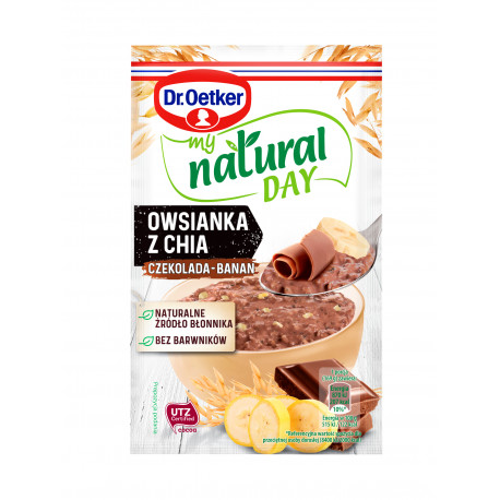 Owsianka z Chia Czekolada-Banan Owsianka z Chia Czekolada-Banan
