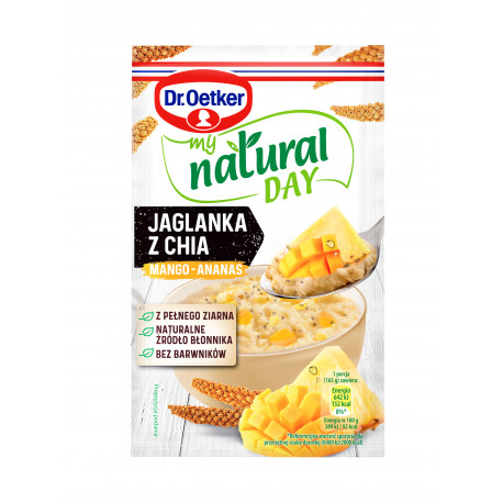 Jaglanka z Chia Mango- Ananas Jaglanka z Chia Mango- Ananas