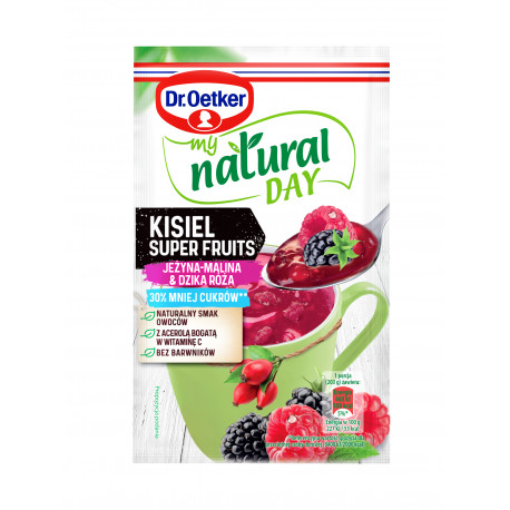 Kisiel Super Fruits Jeżyna- Malina & Dzika Róża Kisiel Super Fruits Jeżyna- Malina & Dzika Róża