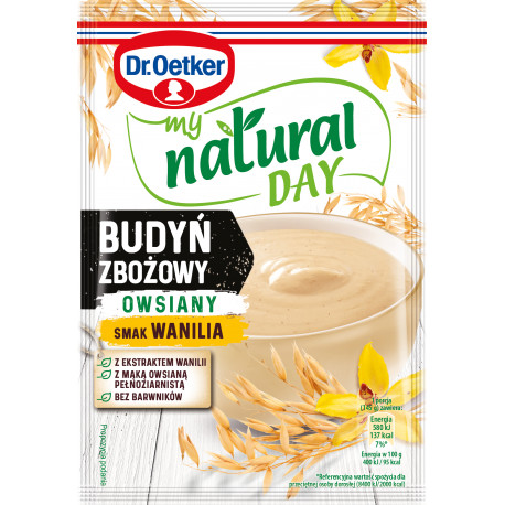 Budyń Zbożowy Owsiany smak wanilia Budyń Zbożowy Owsiany smak wanilia