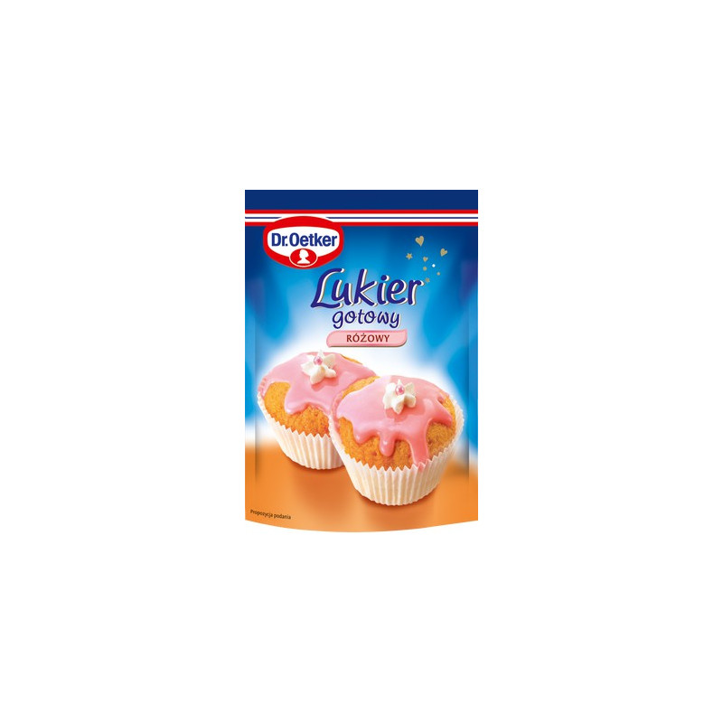 Lukier gotowy różowy Lukier gotowy różowy
