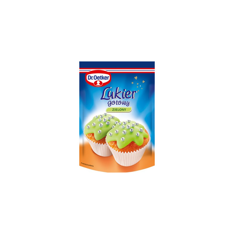 Lukier gotowy zielony Lukier gotowy zielony