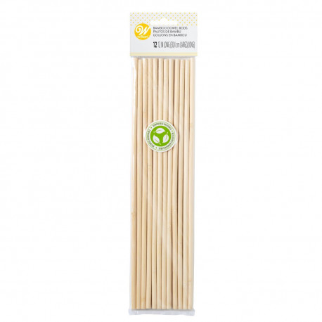Bambusowe wsporniki do tortów piętrowych (12 szt.) - Wilton