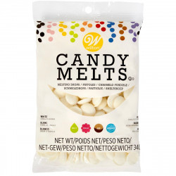 Pastylki/dropsy białe do rozpuszczania Candy Melts (340 g) - Wilton