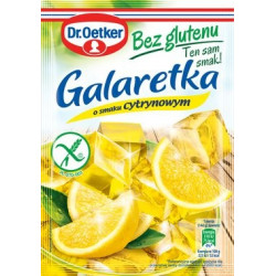 Galaretka o smaku cytrynowym bez glutenu