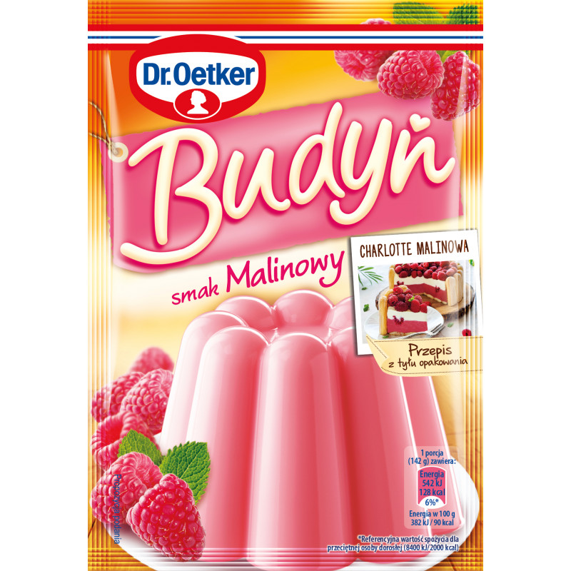 Budyń smak malinowy