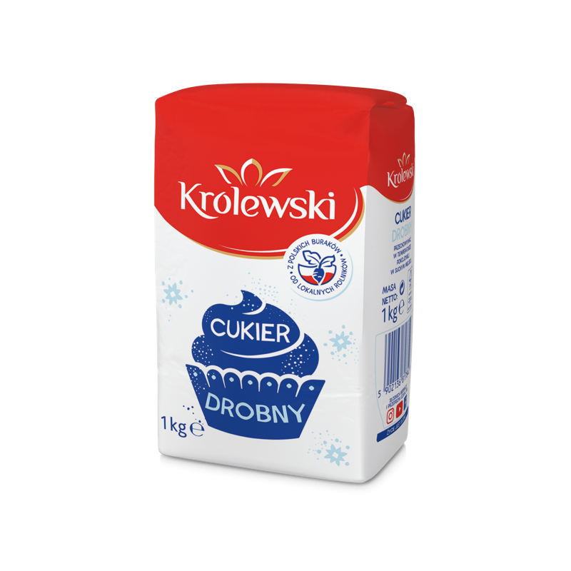 Cukier drobny biały 1 kg