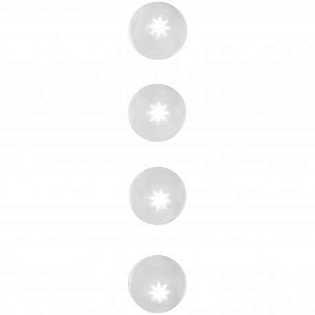 Zestaw 4 tylek plastikowych (nr 21) - Wilton
