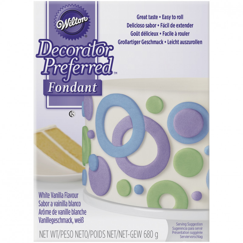 Lukier plastyczny biały (fondant) 680 g – Wilton