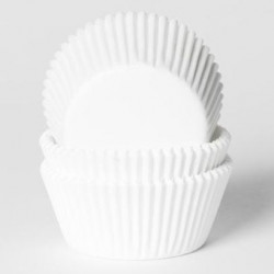 Papilotki (foremki papierowe) do muffinek białe – House of Marie