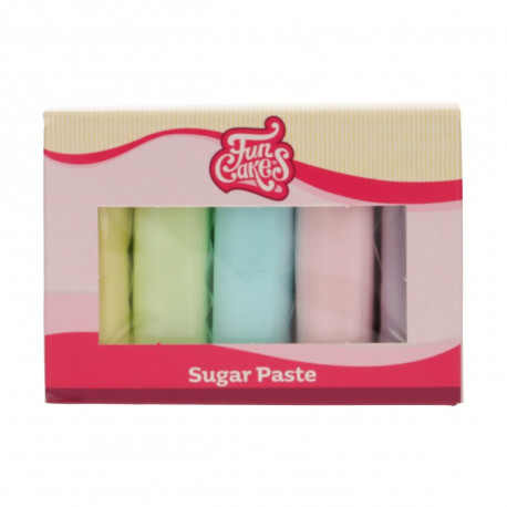 Masa-cukrowa-zestaw-pastelowe-kolory-Pastel-Colours-5x100g-FunCakes