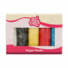 Masa cukrowa zestaw kolory podstawowe  "Primary Colours" 5 x 100 g - FunCakes