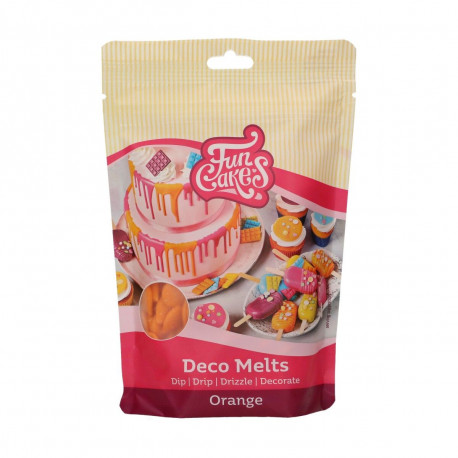 Pastylki-Deco-Melts-pomarańczowe-Orange-250g-FunCakes
