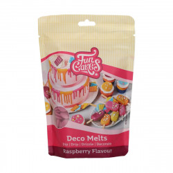 Pastylki Deco Melts smak malinowy Raspberry Flavour 250g FunCakes