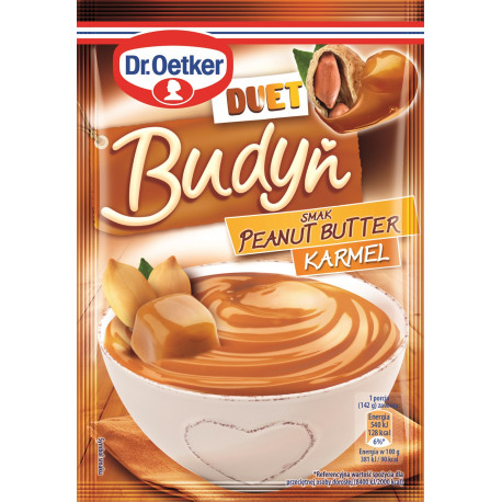 Budyń Duet smak peanut butter- karmel