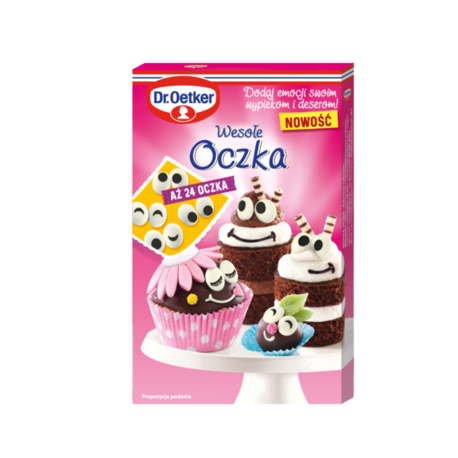 Dekoracje cukrowe Wesołe oczka 10 g - Dr. Oetker