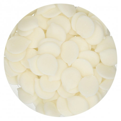 Pastylki Deco Melts naturalna biel Natural White 1 kg FunCakes