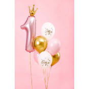 Balony 30 cm, One, Pastel Pale Pink (6 szt.)