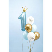 Balony 30 cm, One, Pastel Light Blue (6 szt.)