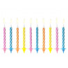 Świeczki urodzinowe, mix, 6 cm (10 szt.)