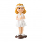 Figurka na tort Pierwsza Komunia Dziewczynka 10 cm