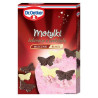 Motylki dekoracje z czekolady mlecznej i białej