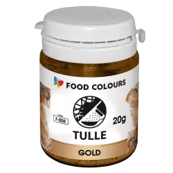 Tiul Złoty, Gold, 20 g, Food Colours