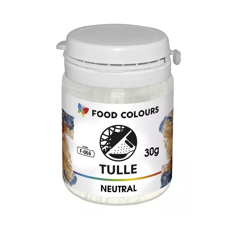 Tiul Neutralny, Biały, White 20 g, Food Colours