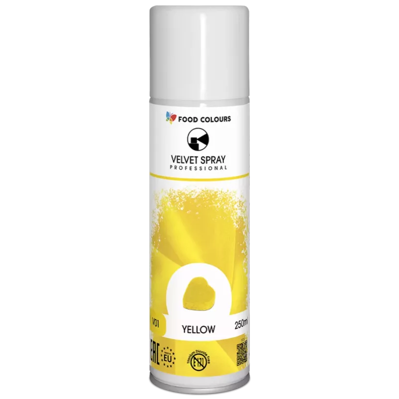 Barwnik w aerozolu (spray) 250 ml żółty Food Colours