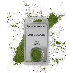 Barwnik pudrowy pyłkowy do pudrowania Lime 2,5g Food Colours
