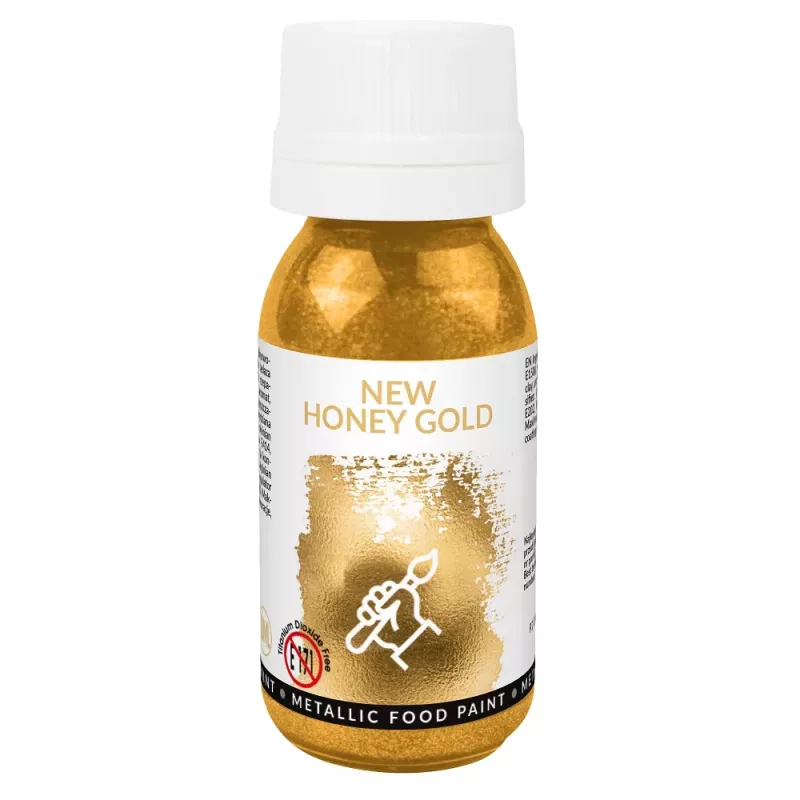 Metallic Food Paint New Honey Gold 18 ml Food Colours