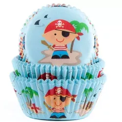 Papilotki do muffinek Pirate 50szt House of Marie