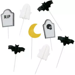 Wilton Cake Toppers Halloween pk 8