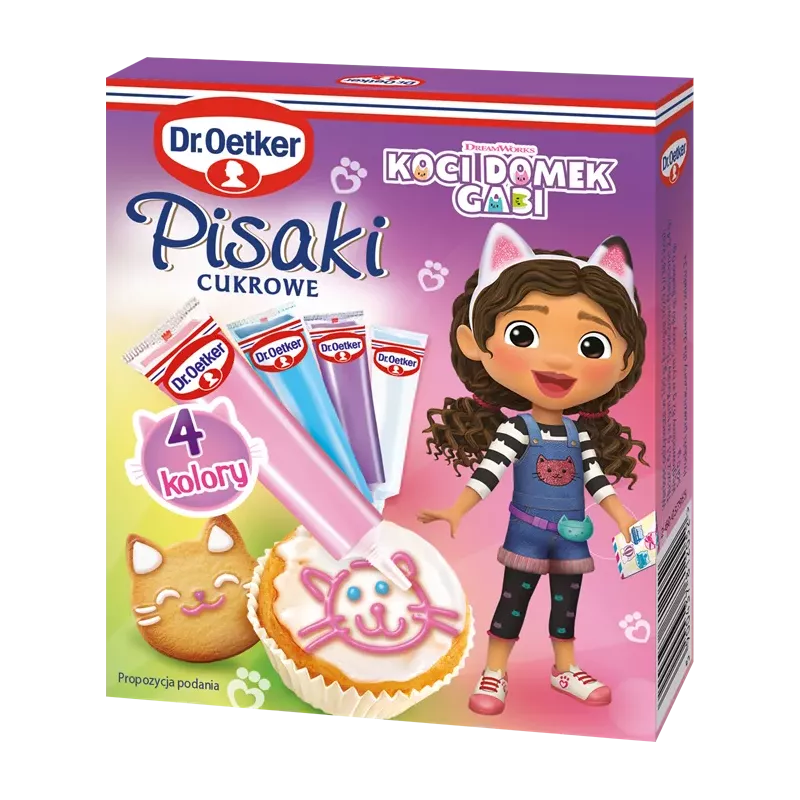 Pisaki cukrowe Koci Domek Gabi