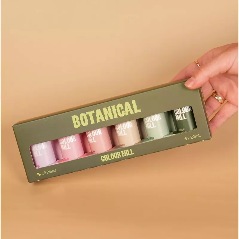 Zestaw barwników olejowych do mas tłustych Colour Mill Botanicals 6 szt.