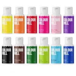 Zestaw barwników olejowych do mas tłustych Colour Mill Kickstarter 12 szt.