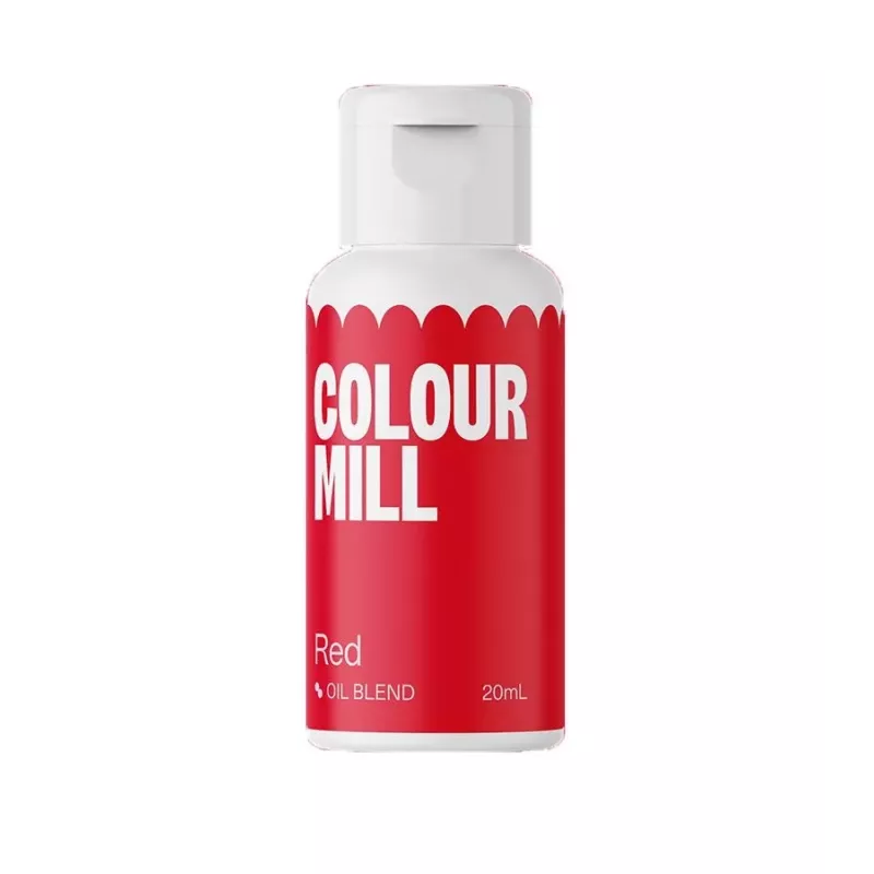 Barwnik olejowy do mas tłustych Colour Mill czerwony Red 20 ml