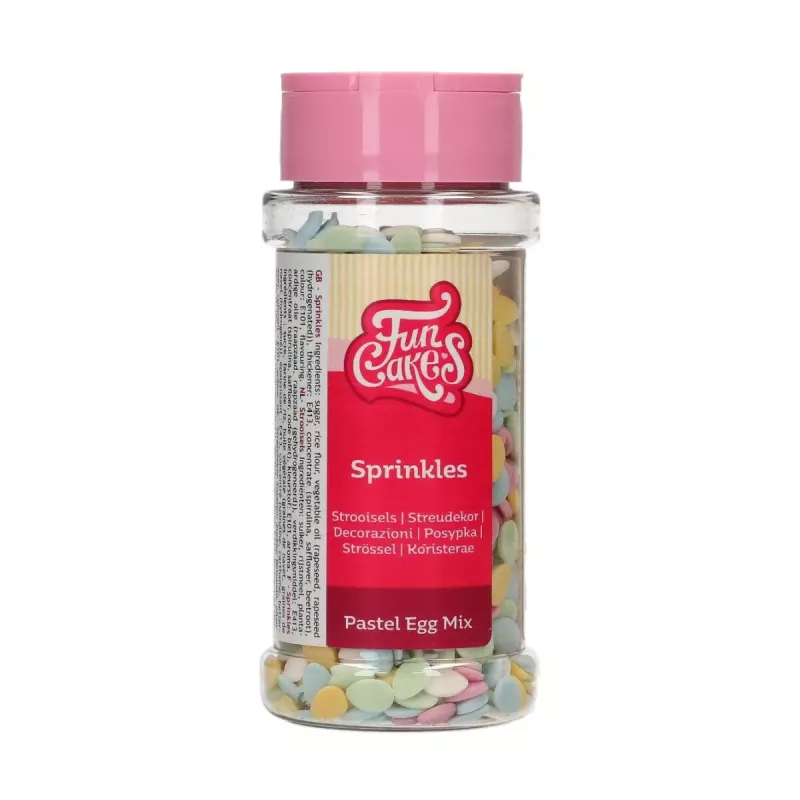 Dekoracje Cukrowe Pastel Egg 60 g Funcakes
