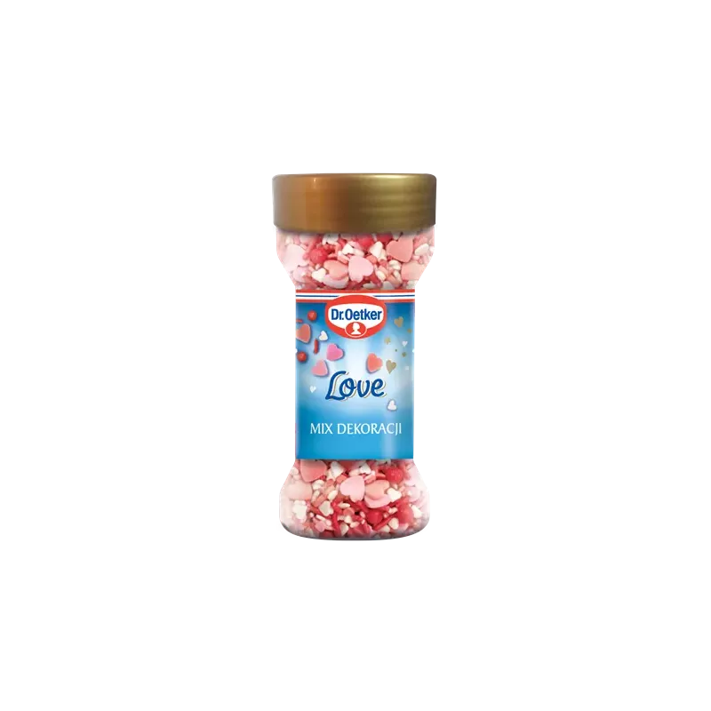 Dekoracje cukrowe Love 57 g - Dr. Oetker Dekoracje cukrowe Love 57 g - Dr. Oetker