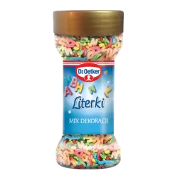 Dekoracje cukrowe Literki 40 g - Dr. Oetker
