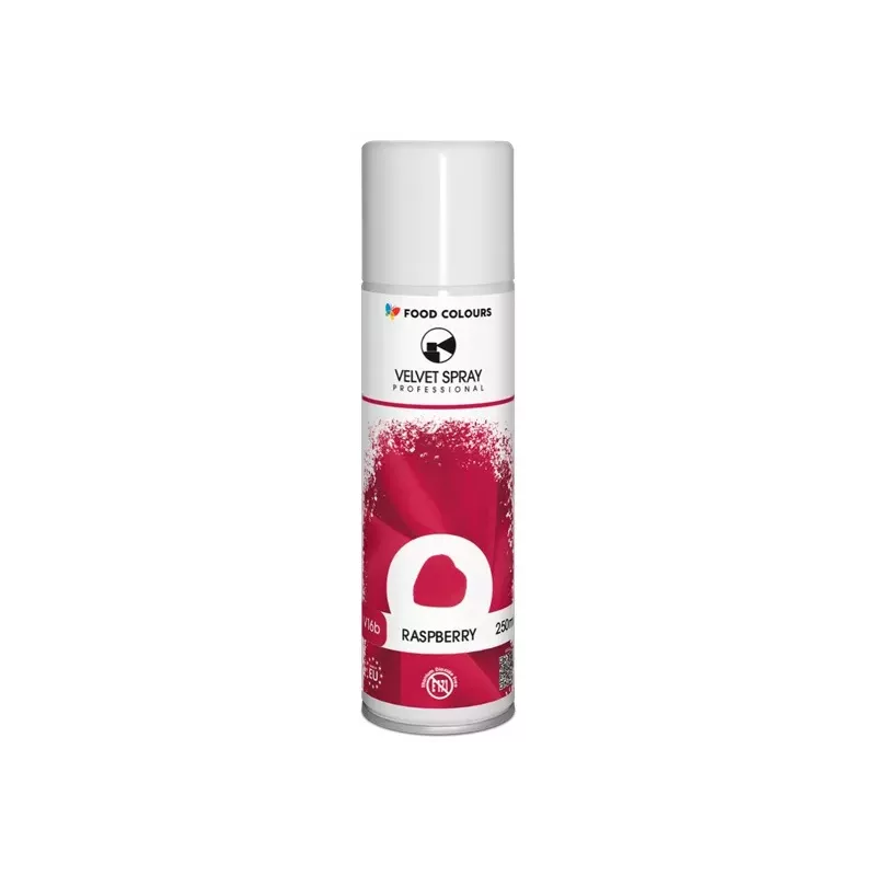 Barwnik w aerozolu (zamsz/spray) 250 ml malinowy Food Colours