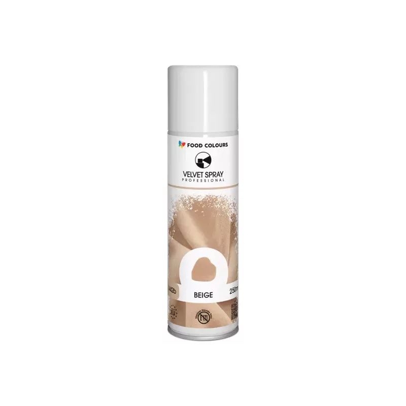 Barwnik w aerozolu (zamsz/spray) 250 ml bezowy Food Colours Barwnik w aerozolu (zamsz/spray) 250 ml bezowy Food Colours