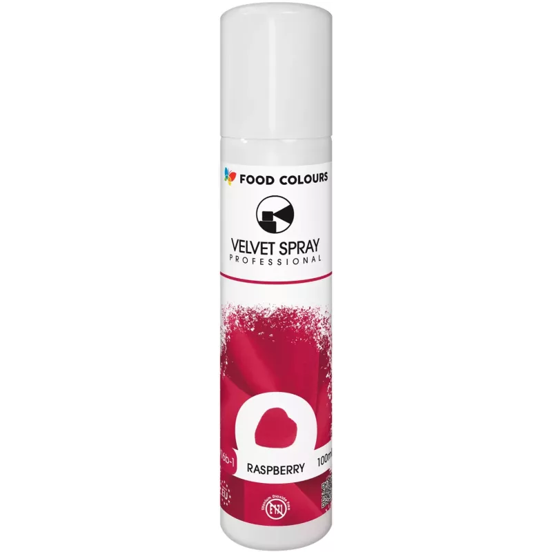 Barwnik w aerozolu (zamsz/spray) 100 ml malinowy Food Colours Barwnik w aerozolu (zamsz/spray) 100 ml malinowy Food Colours