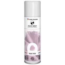 Barwnik w aerozolu (zamsz/spray) 100 ml pudrowy róż Food Colours